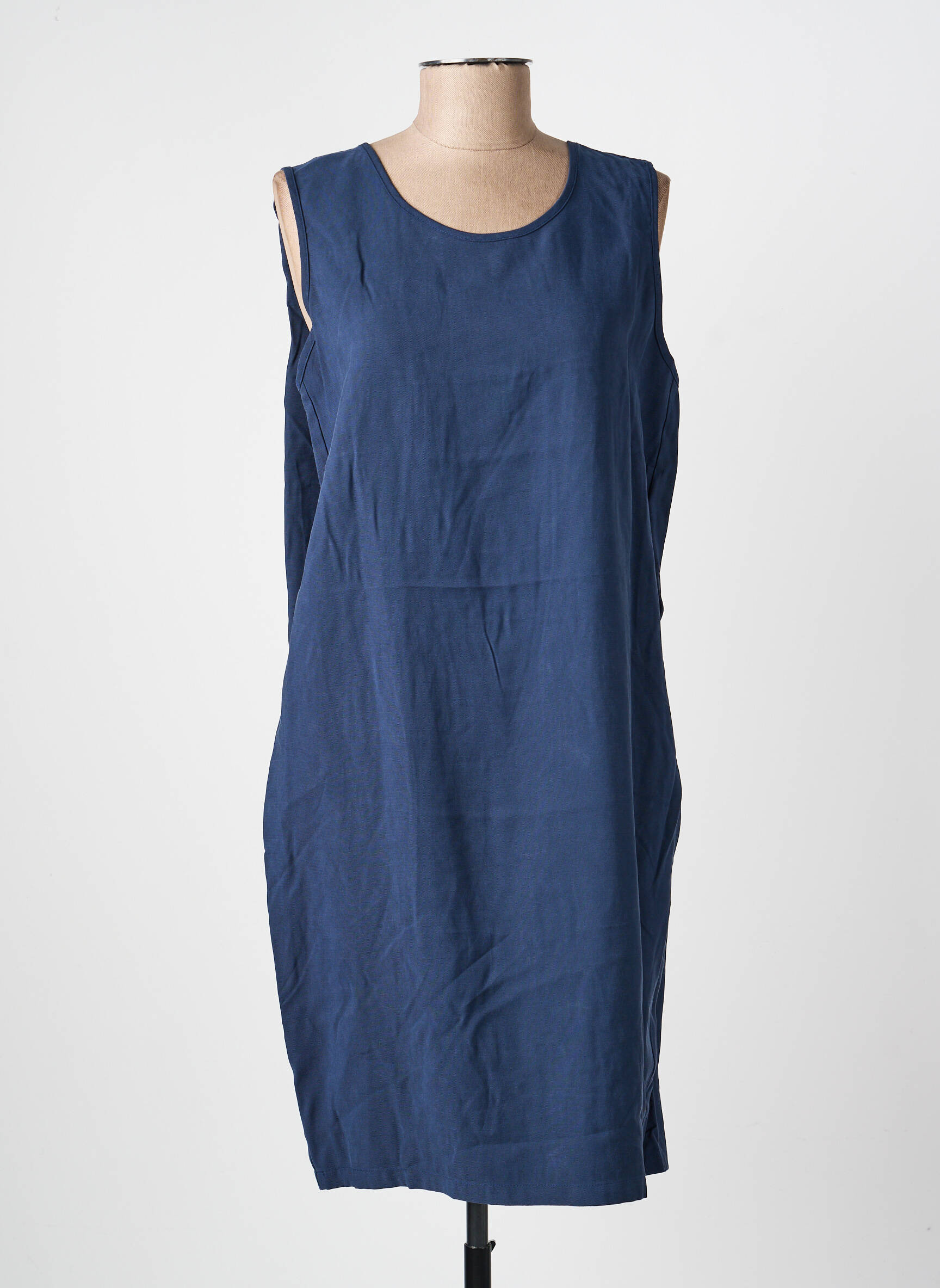 Robe mi-longue sans manche sans manche bleu LE PETIT BAIGNEUR femme