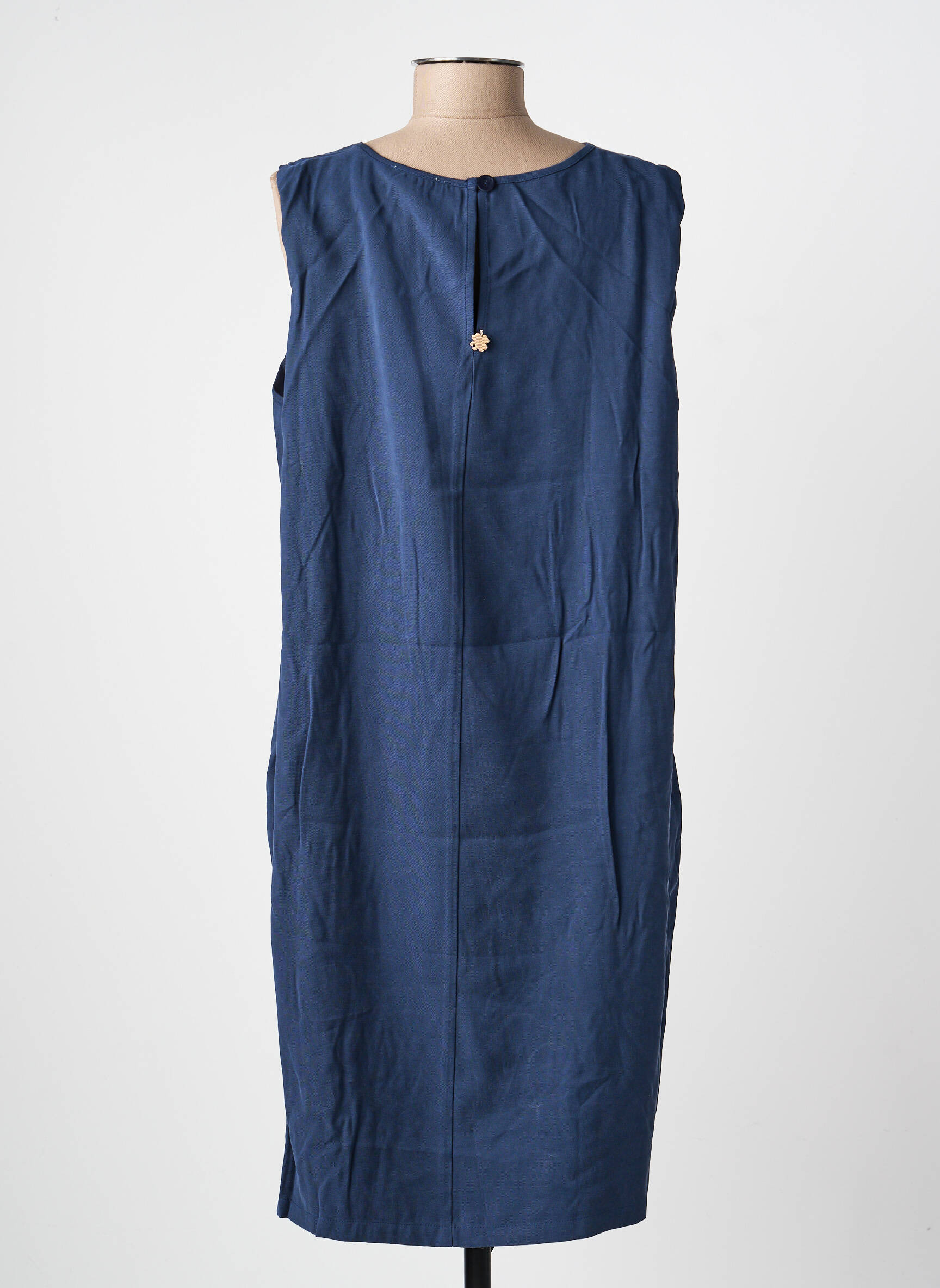 Robe mi-longue sans manche sans manche bleu LE PETIT BAIGNEUR femme