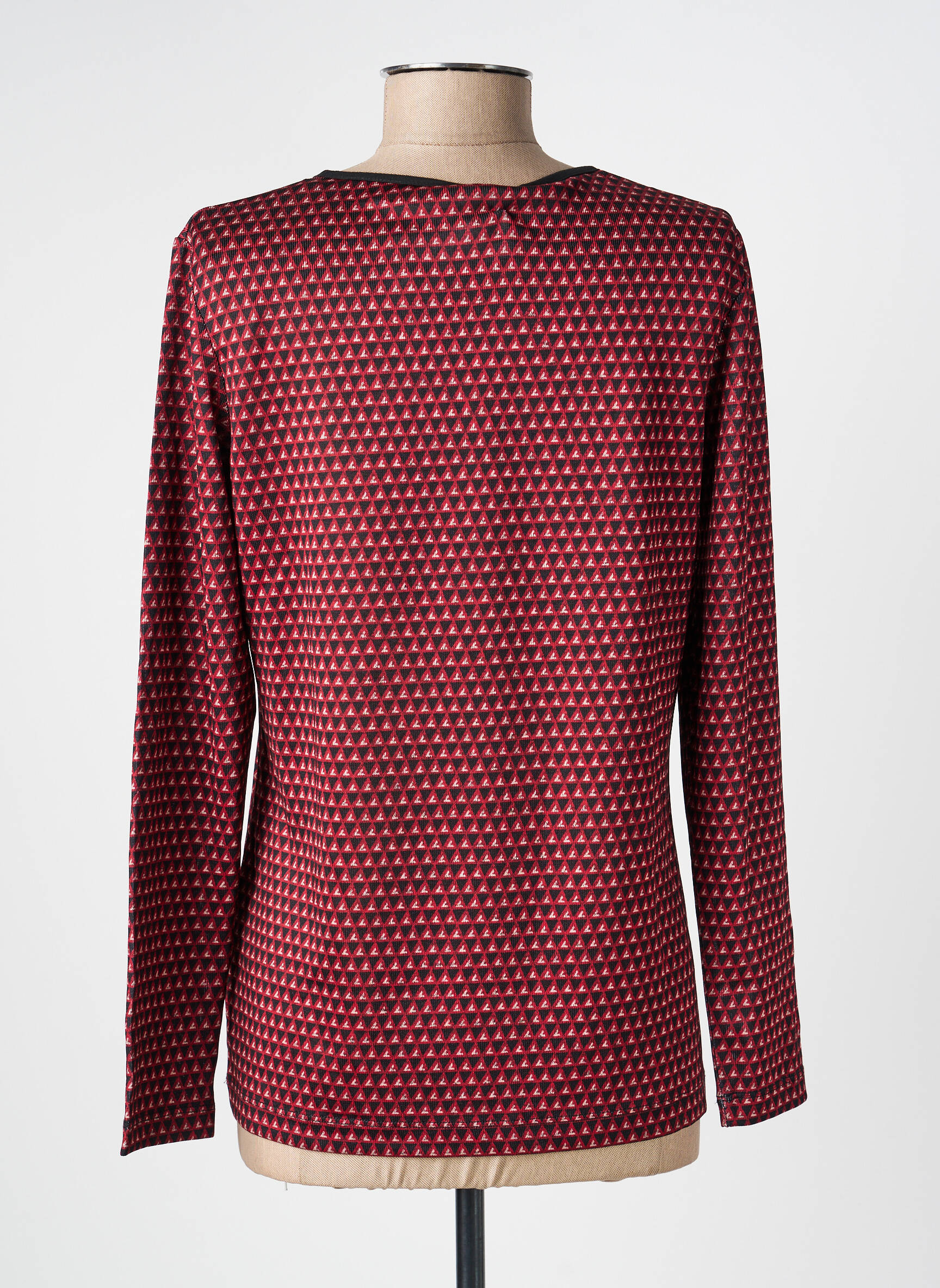 Top manches longues manches longues rouge DAMART femme