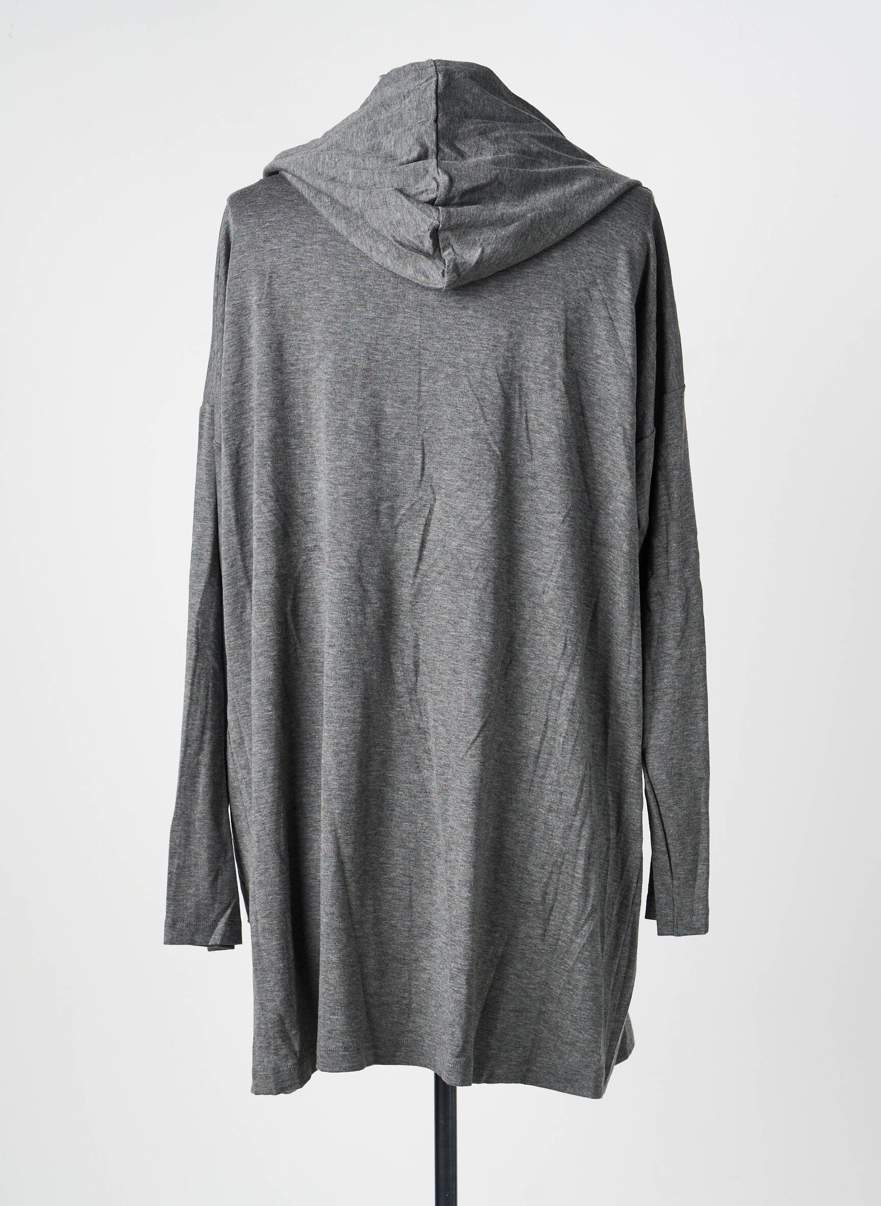 Veste casual col rond gris PRINCESSE TAM-TAM femme