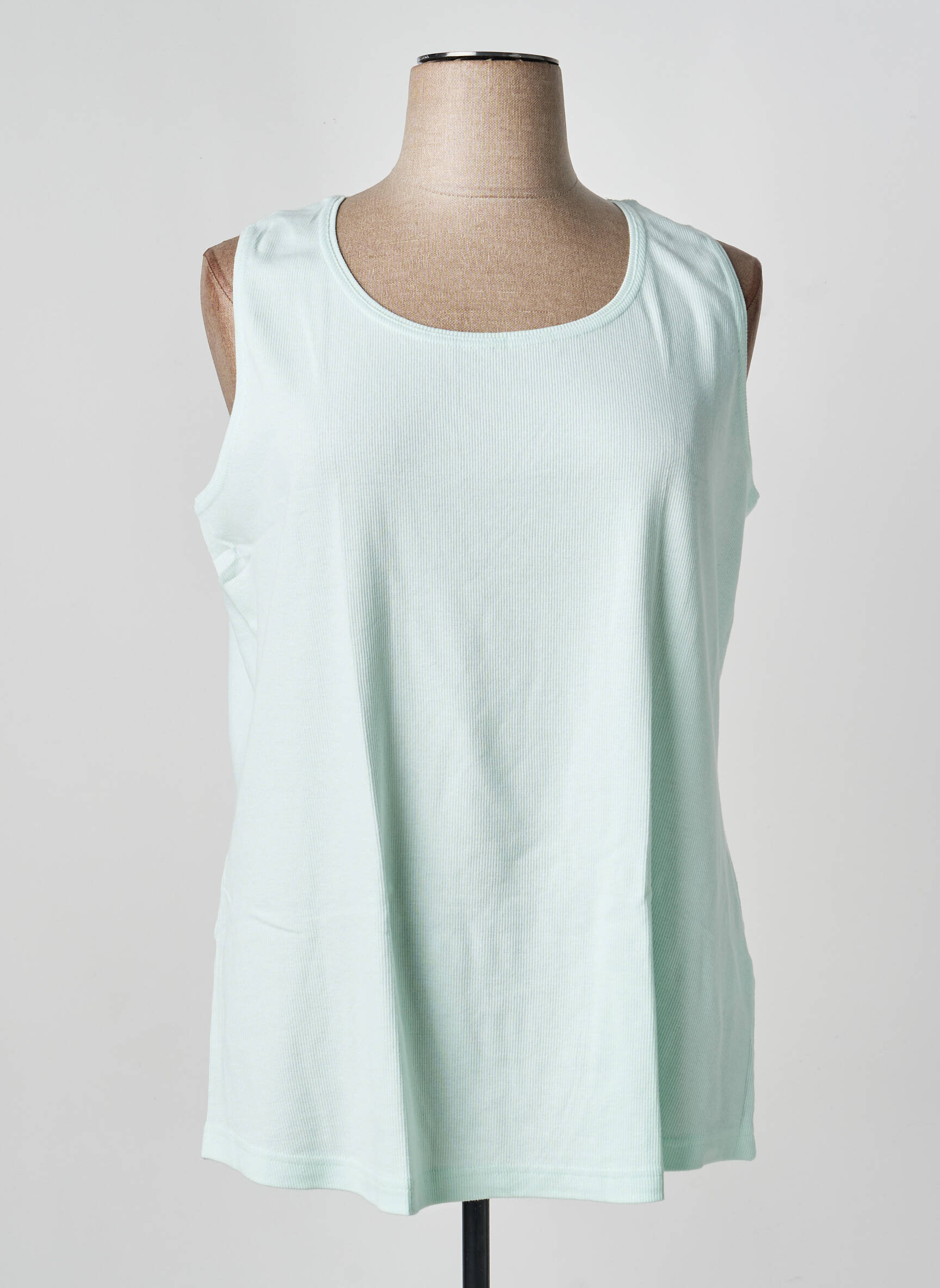 Débardeur stretch sans manche bleu SHEEGO femme