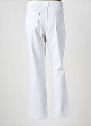 Pantalon slim poches blanc LINEA TESINI femme