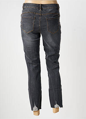 Jeans coupe slim poches gris HEINE femme