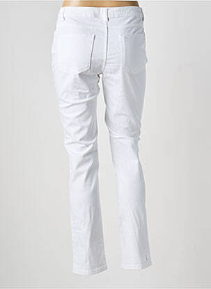 Pantalon slim poches blanc LINEA TESINI femme