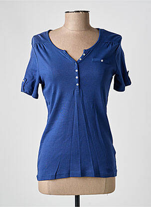 Top manches courtes manches courtes bleu DAMART femme