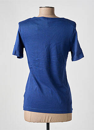 Top manches courtes manches courtes bleu DAMART femme