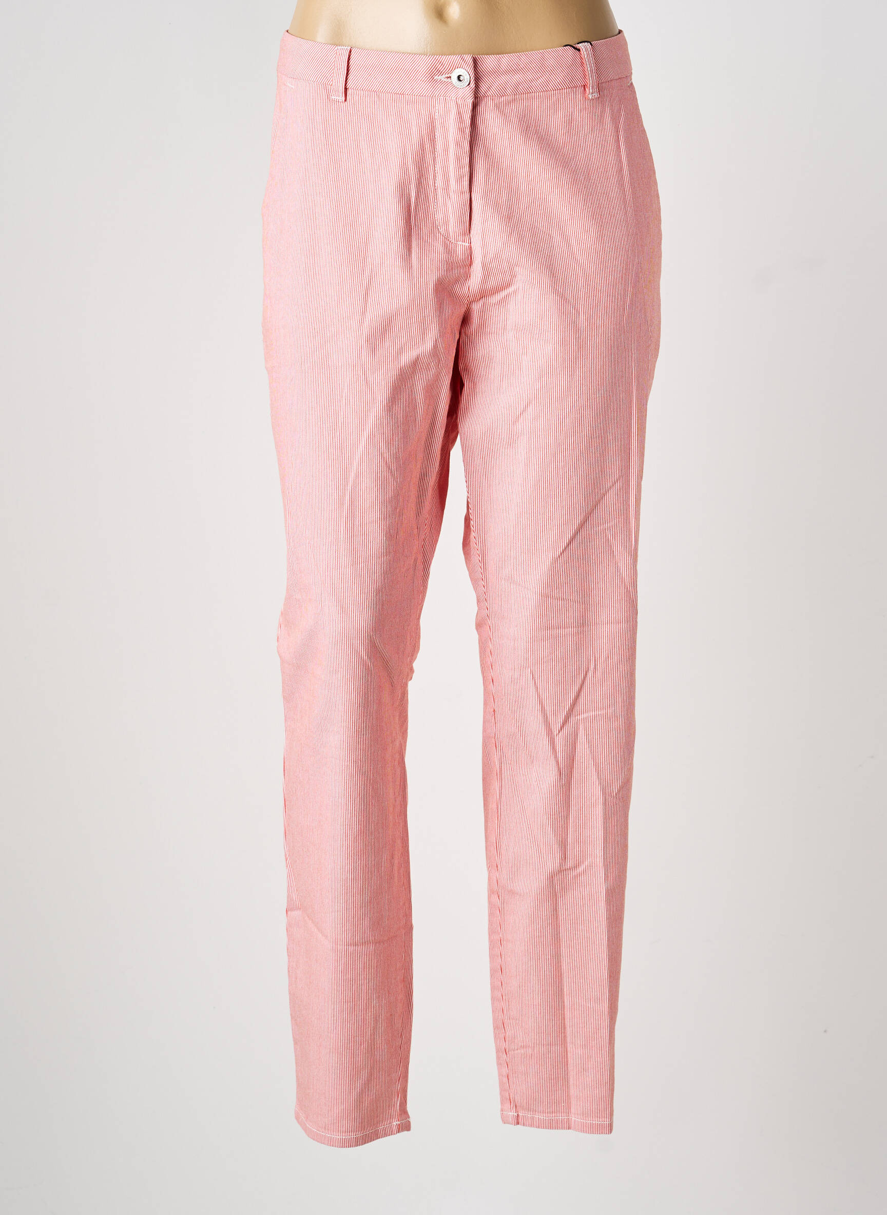 Pantalon slim poches rouge SANDWICH femme