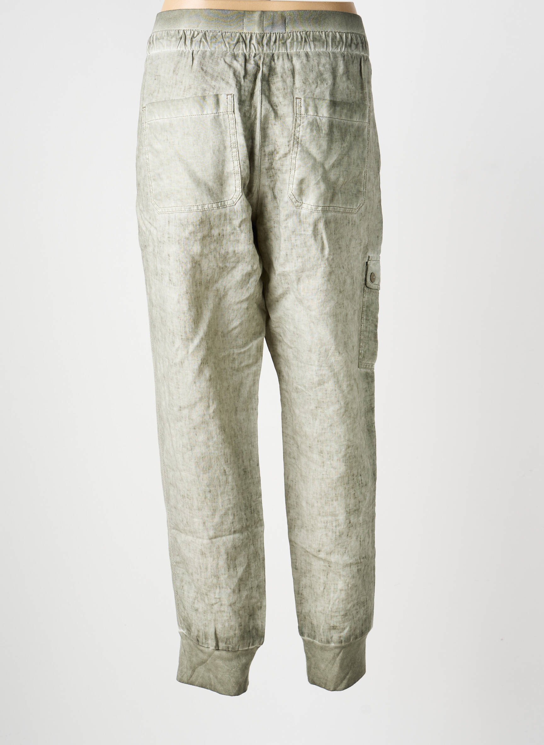Jegging broderie galons latéraux taille normale gris SANDWICH femme