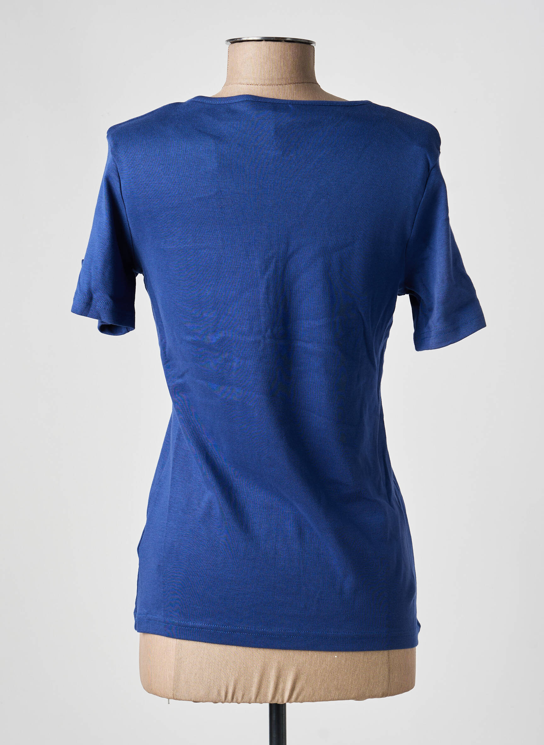 Top manches courtes manches courtes bleu DAMART femme