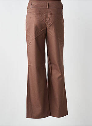 Pantalon droit stretch taille normale marron HEINE femme