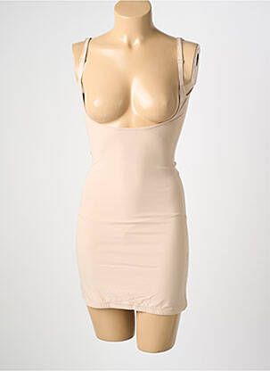 Culotte gainante effet matière satinée beige SANDWICH femme