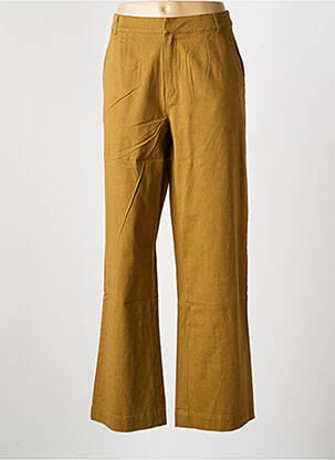 Pantalon droit stretch taille normale vert LA FIANCÉE femme