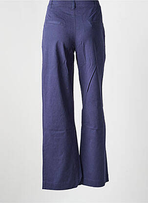 Pantalon droit stretch taille normale bleu LA FIANCÉE femme