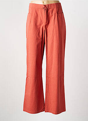 Pantalon droit stretch taille normale orange LA FIANCÉE femme