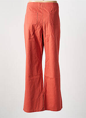 Pantalon droit stretch taille normale orange LA FIANCÉE femme