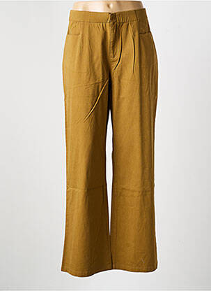 Pantalon droit stretch taille normale vert LA FIANCÉE femme