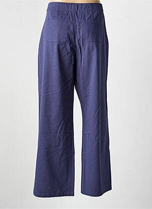 Pantalon droit stretch taille normale bleu LA FIANCÉE femme