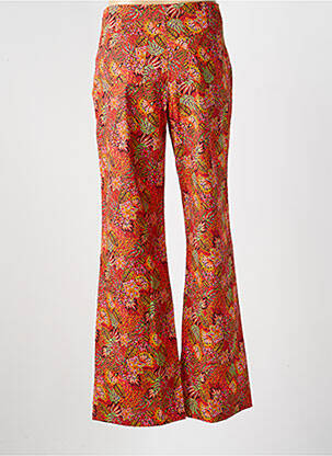 Pantalon droit stretch taille normale rouge LA FIANCÉE femme