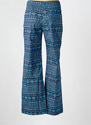 Pantalon droit stretch taille normale bleu LA FIANCÉE femme