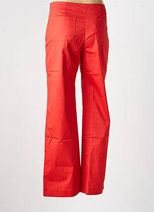 Pantalon droit stretch taille normale rouge LA FIANCÉE femme
