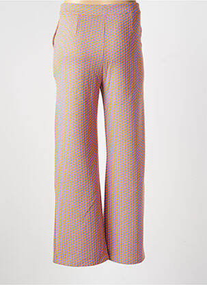 Pantalon droit stretch taille normale rose PRINCESSE NOMADE femme