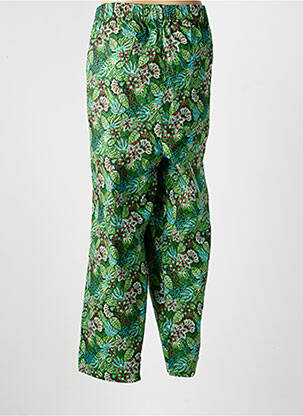 Pantalon droit stretch taille normale vert LA FIANCÉE femme