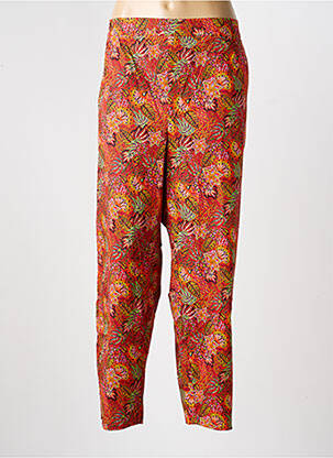 Pantalon droit stretch taille normale rouge LA FIANCÉE femme