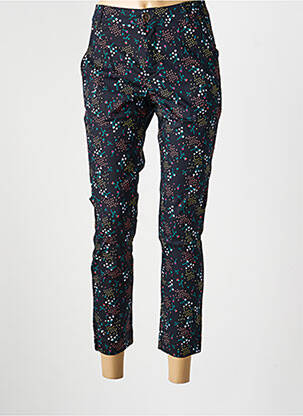 Pantalon droit tissage popeline taille normale vert LA FIANCÉE femme
