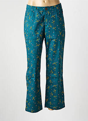 Pantalon 7/8 taille haute taille haute vert LA FIANCÉE femme