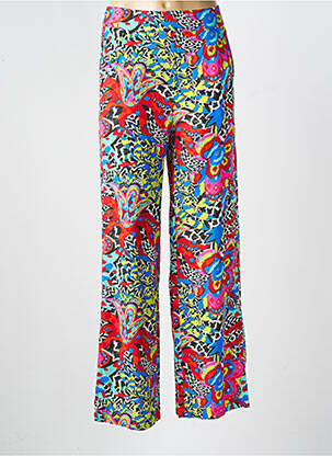 Pantalon droit taille élastique bleu LA FIANCEE DU MEKONG femme