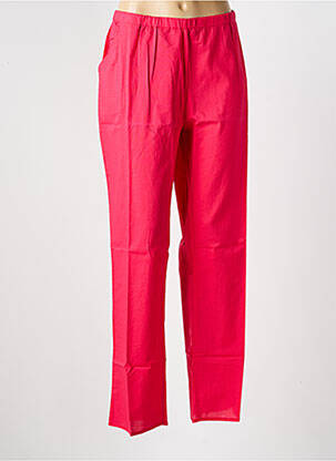 Pantalon droit taille élastique rouge LA FIANCEE DU MEKONG femme