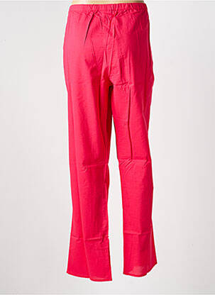 Pantalon droit taille élastique rouge LA FIANCEE DU MEKONG femme