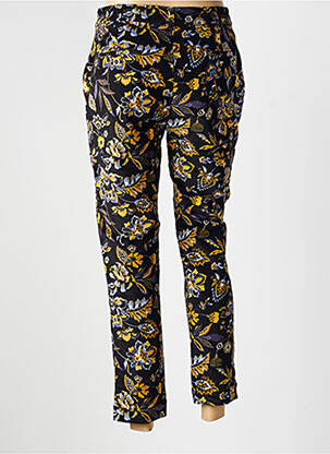 Pantalon 7/8 fermeture zippée sous rabat boutonné noir LA FIANCEE DU MEKONG femme