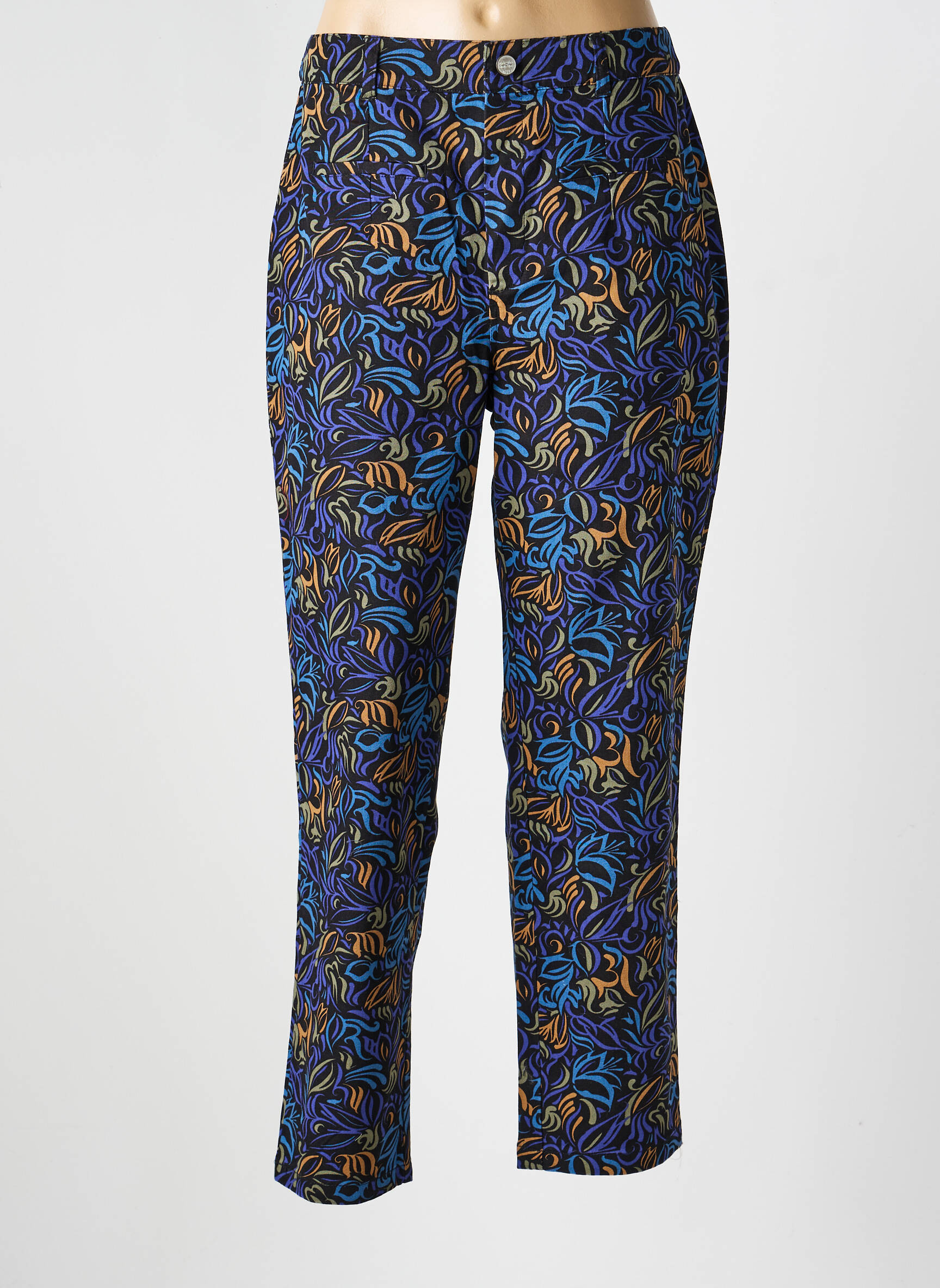 Pantalon slim taille élastique noir LA FIANCÉE femme