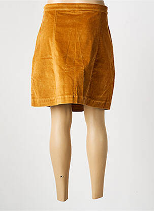 Jupe courte poches marron LA FIANCÉE femme
