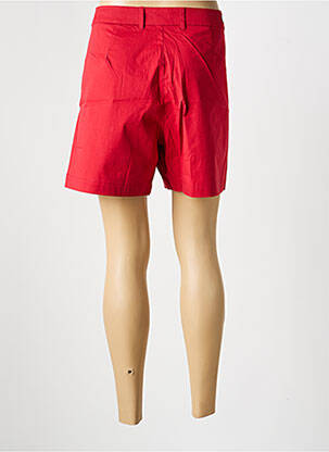 Short fermeture zippée sous rabat boutonné taille normale rouge LA FIANCÉE femme
