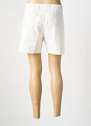 Short fermeture zippée sous rabat boutonné taille normale blanc LA FIANCÉE femme