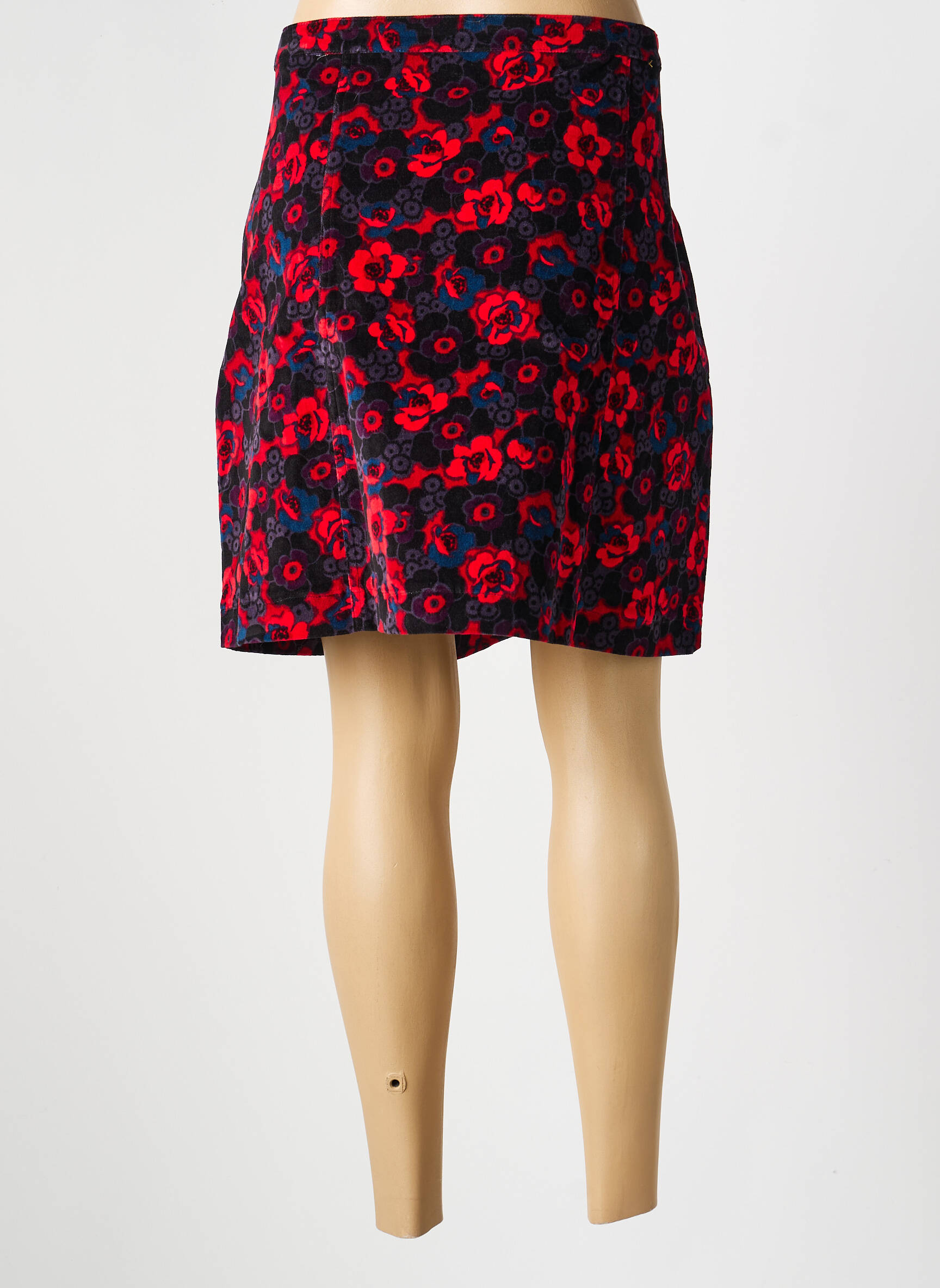 Jupe courte poches rouge LA FIANCÉE femme