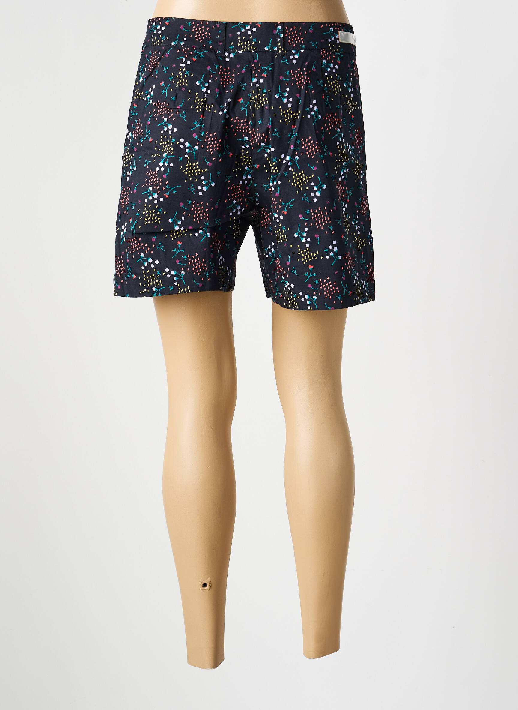 Short fermeture zippée sous rabat boutonné taille normale vert LA FIANCÉE femme
