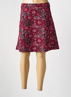 Jupe mi-longue stretch rouge LA FIANCÉE femme