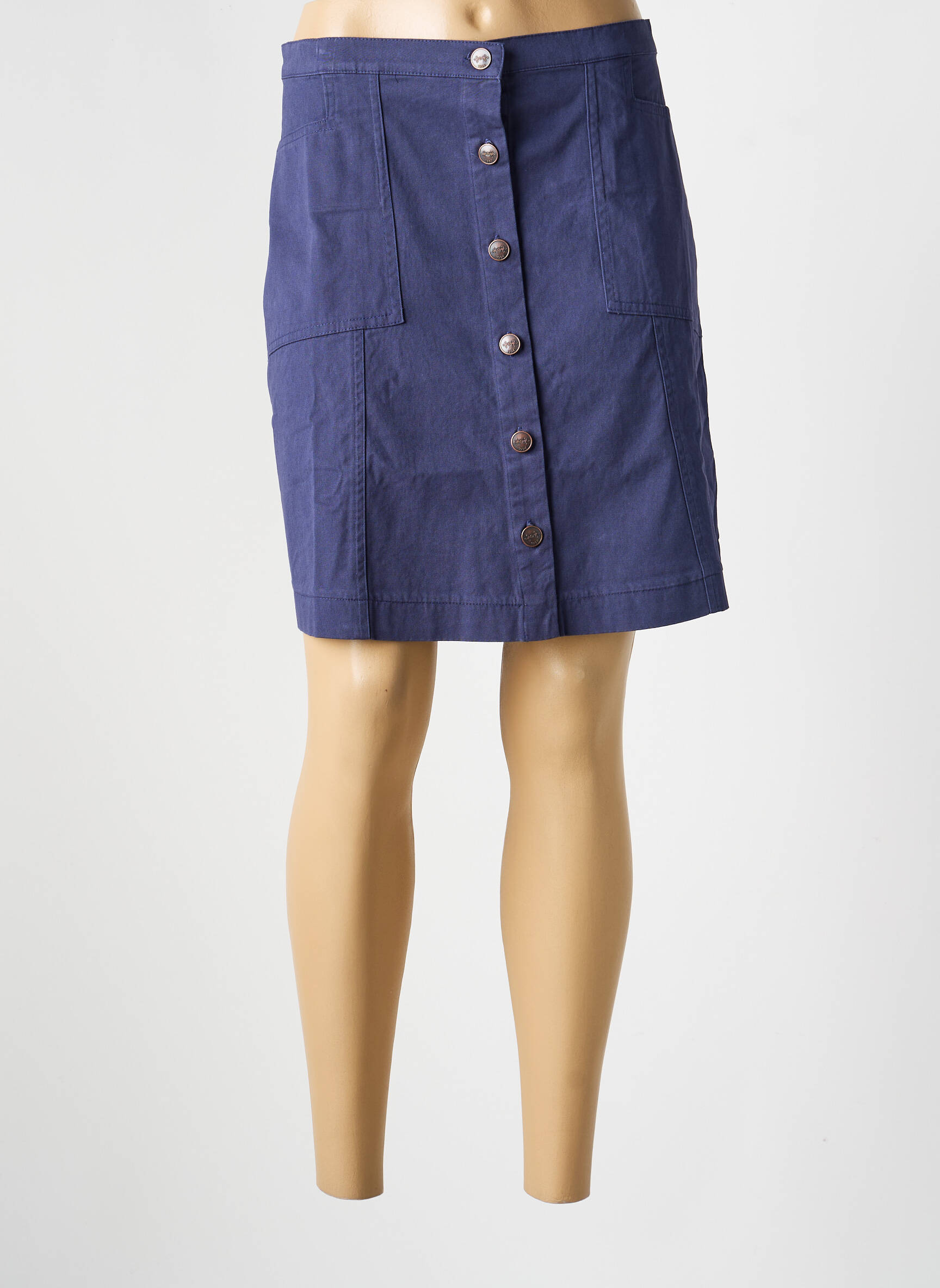 Jupe courte poches bleu LA FIANCÉE femme