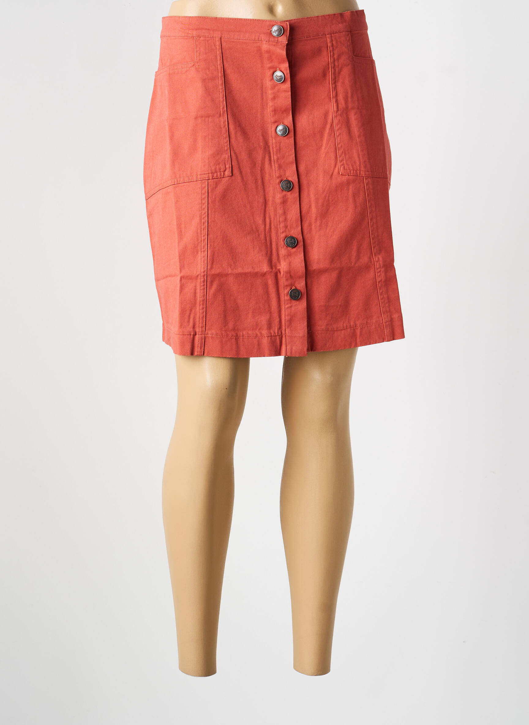 Jupe courte poches rouge LA FIANCÉE femme