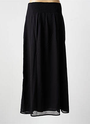 Jupe longue coupe fluide noir LA FIANCÉE femme