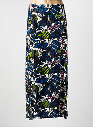 Jupe courte taille élastique bleu LA FIANCÉE femme