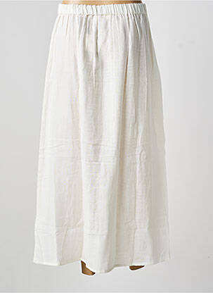 Jupe longue coupe fluide blanc LA FIANCÉE femme