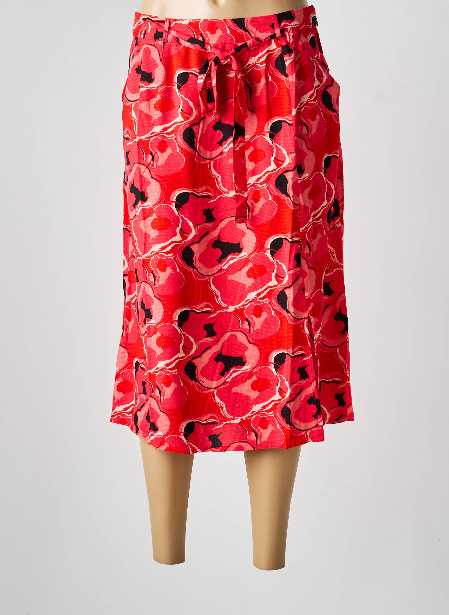 Jupe courte poches rouge LA FIANCÉE femme