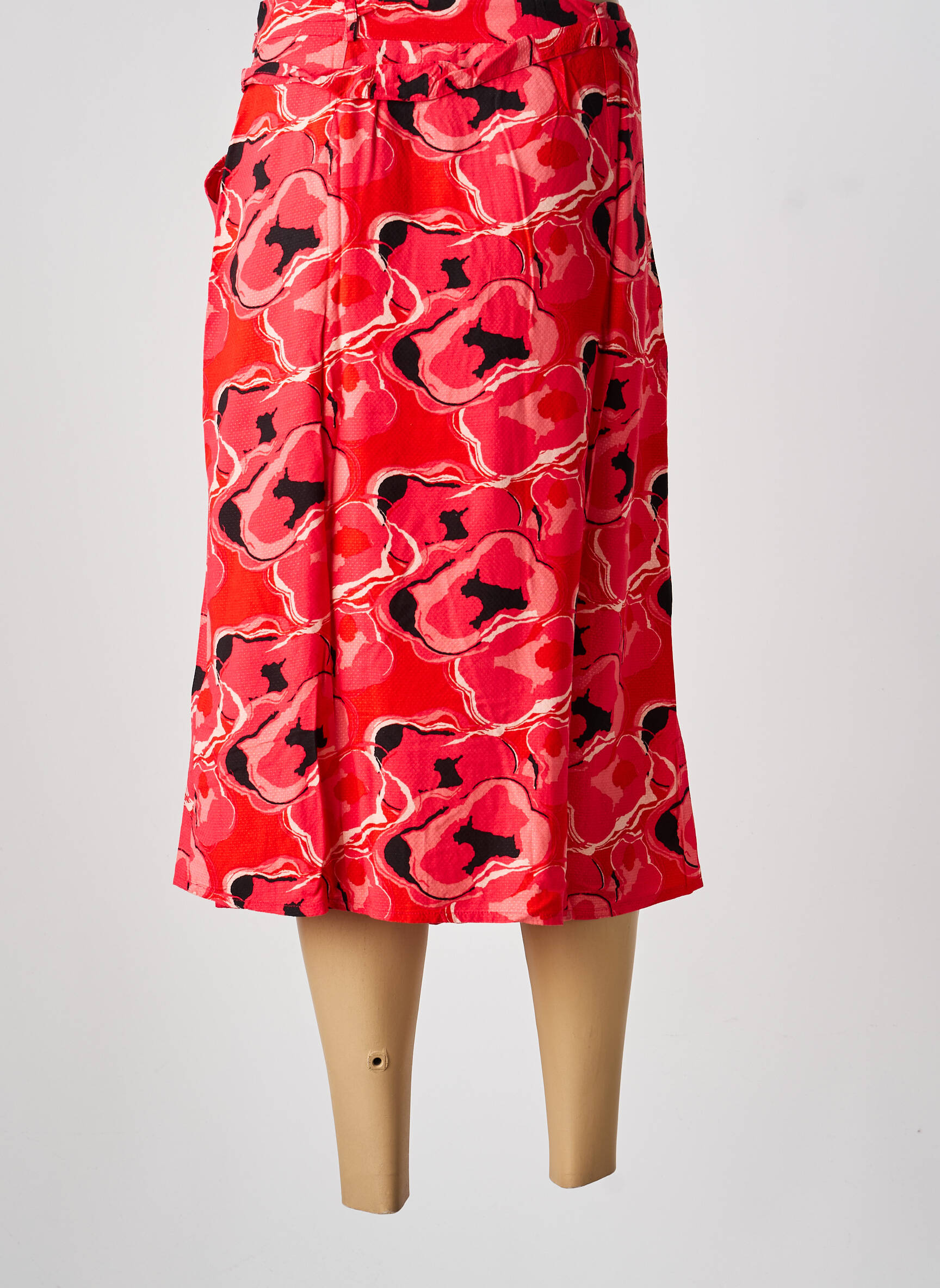 Jupe courte poches rouge LA FIANCÉE femme