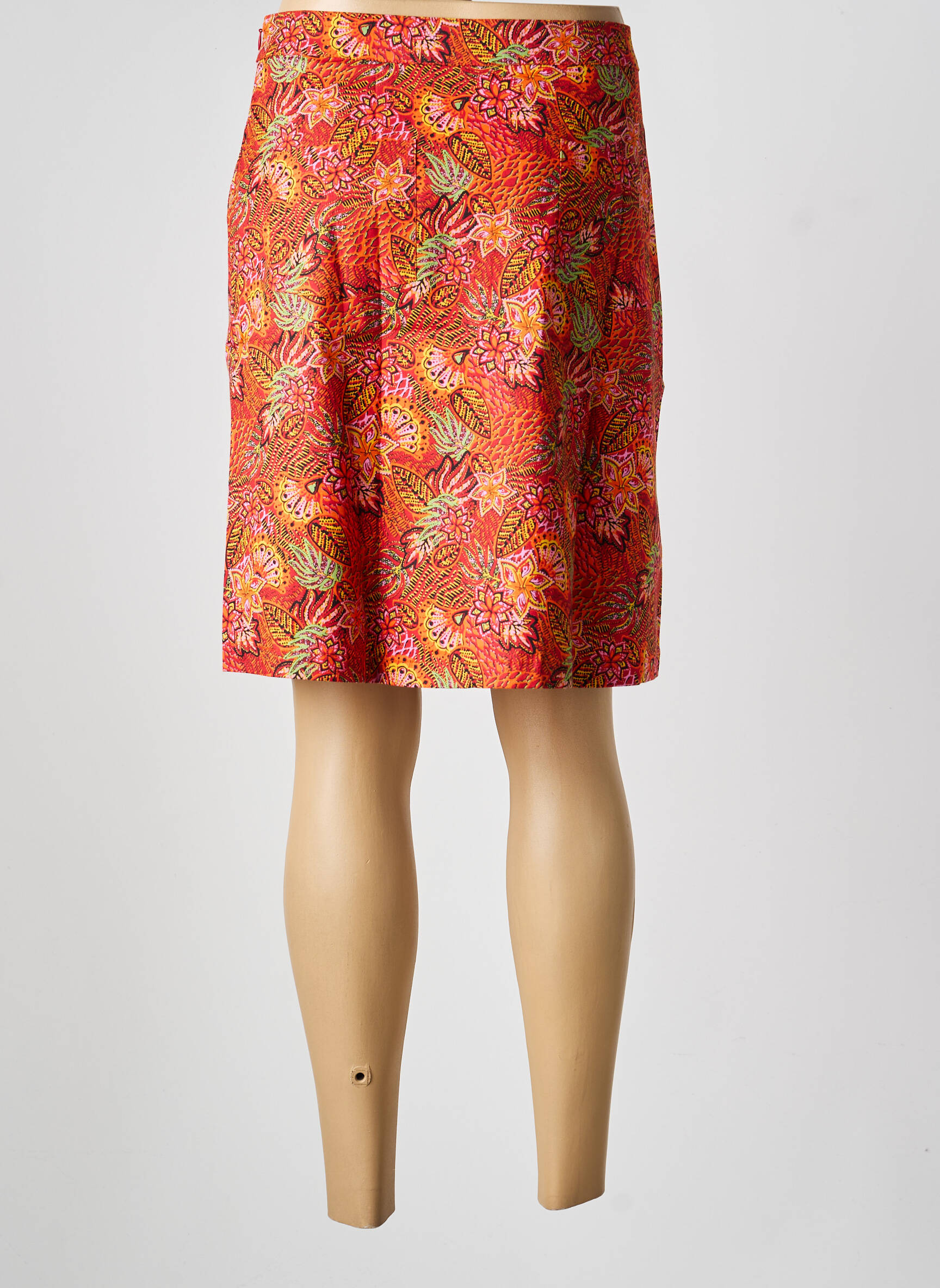 Jupe courte poches orange LA FIANCÉE femme