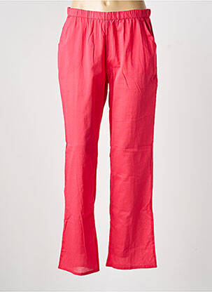 Pantalon droit taille élastique taille normale rouge LA FIANCÉE femme