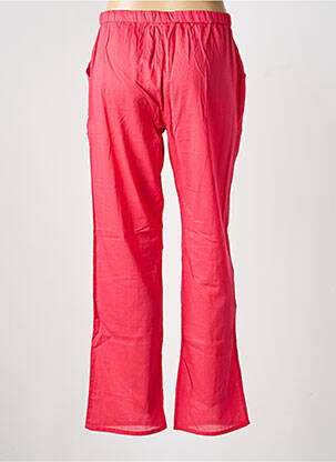 Pantalon droit taille élastique taille normale rouge LA FIANCÉE femme
